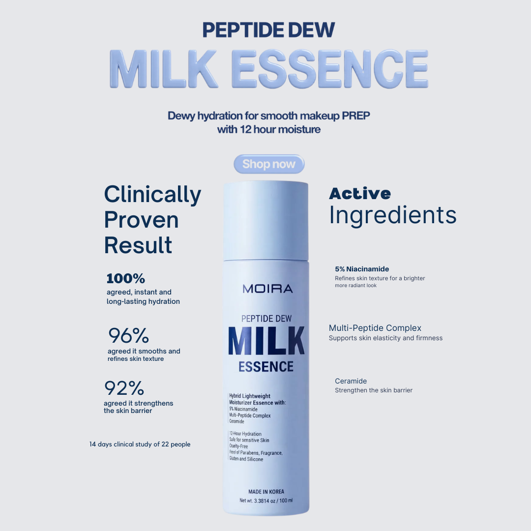 Moira Peptide Dew Milk Essence 100ML (2pcs)