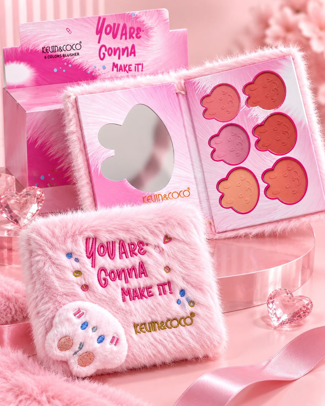 Kevin&Coco- You Are Gonna Make It Blush Palette (6pcs)