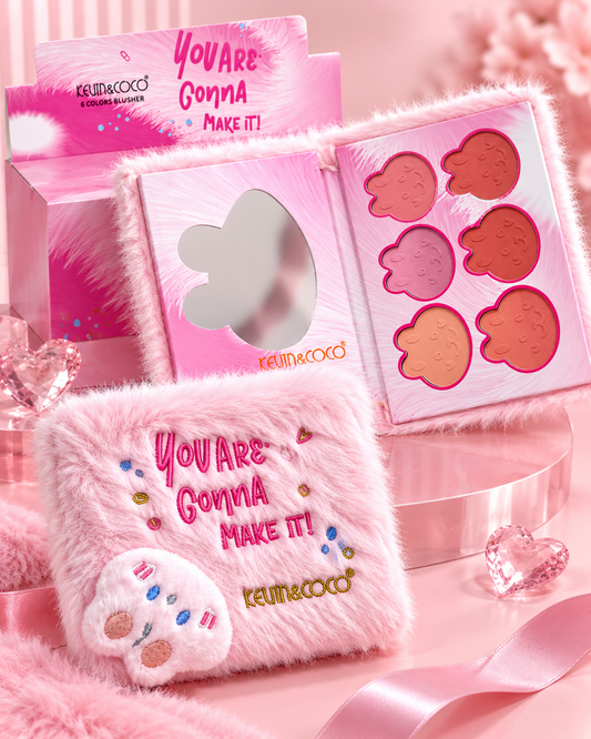 Kevin&Coco- You Are Gonna Make It Blush Palette (6pcs)