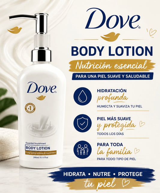 DOVE- BODY LOTION 240ML (2pcs)