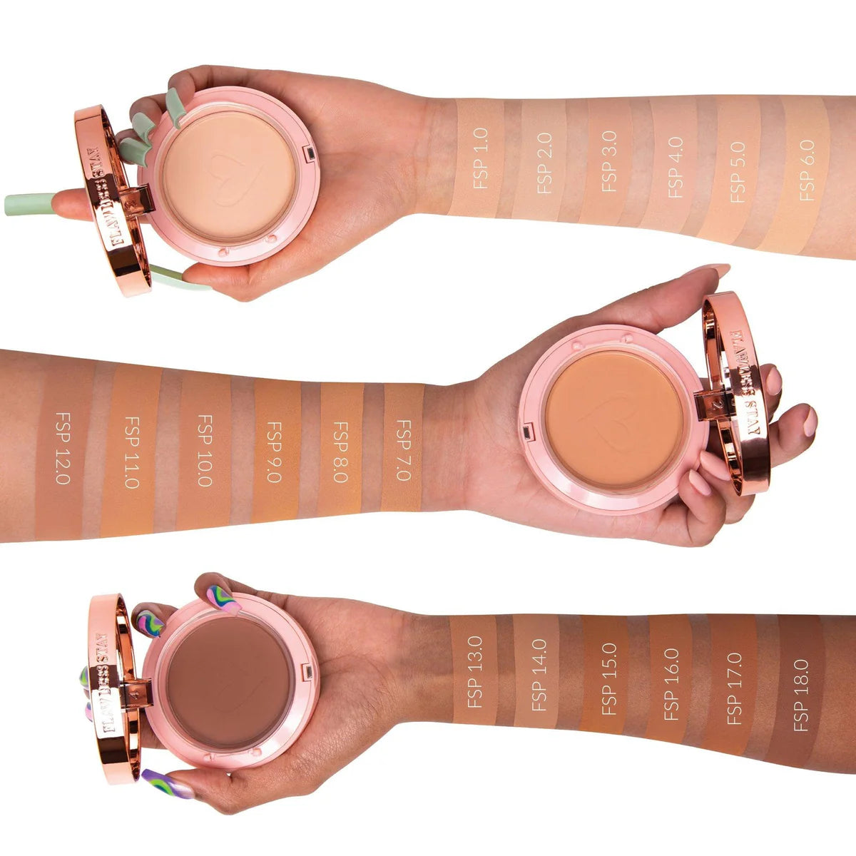 BC- Flawless Stay Powder Foundation (3pcs)