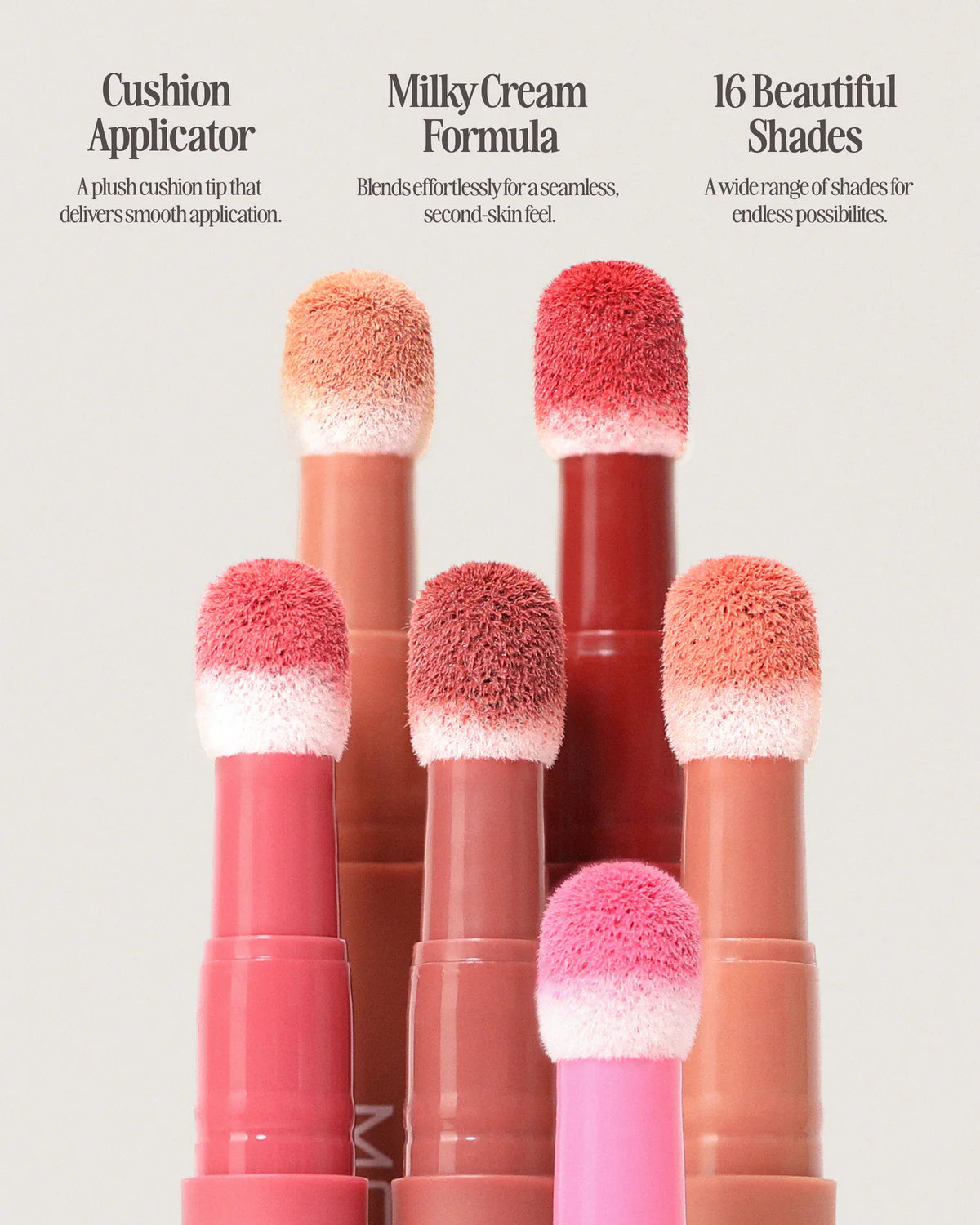 MOIRA-Cushion Kiss Lip Cream (3pcs)