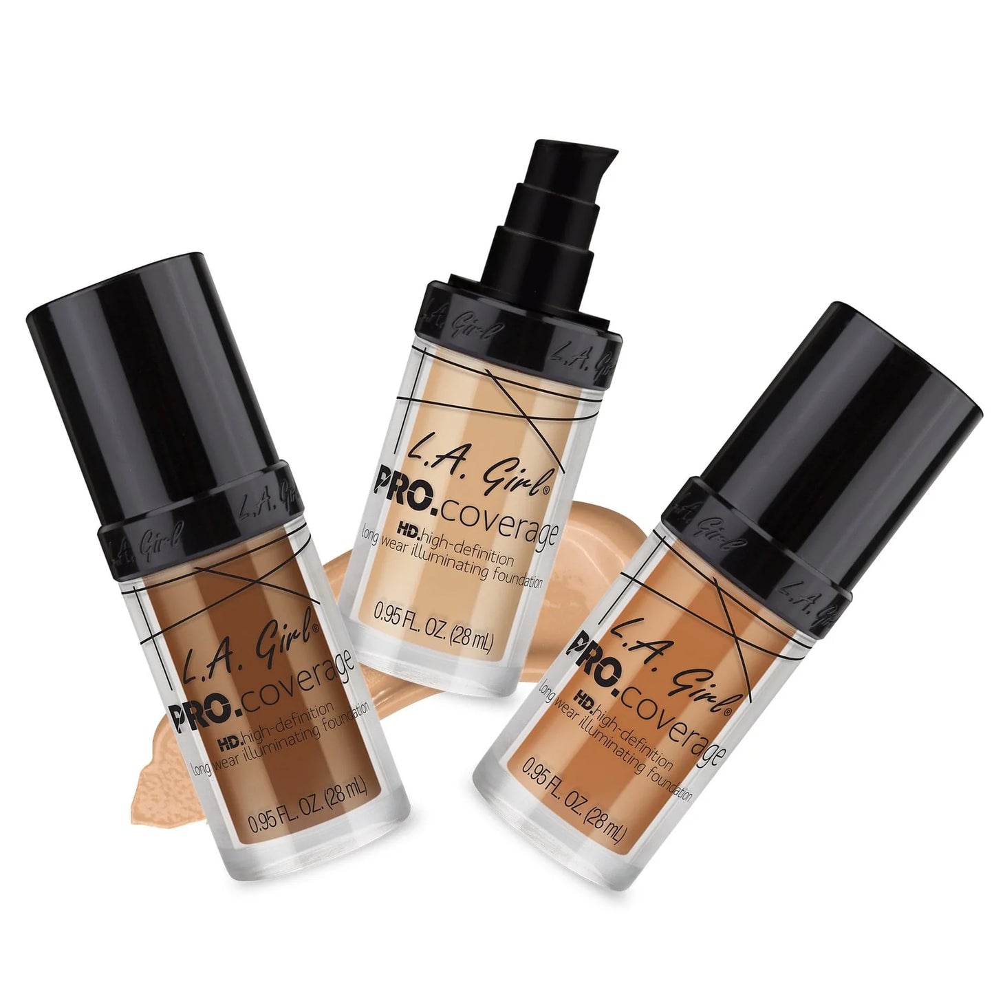 LA GIRL- Pro Coverage Foundation (3pcs)