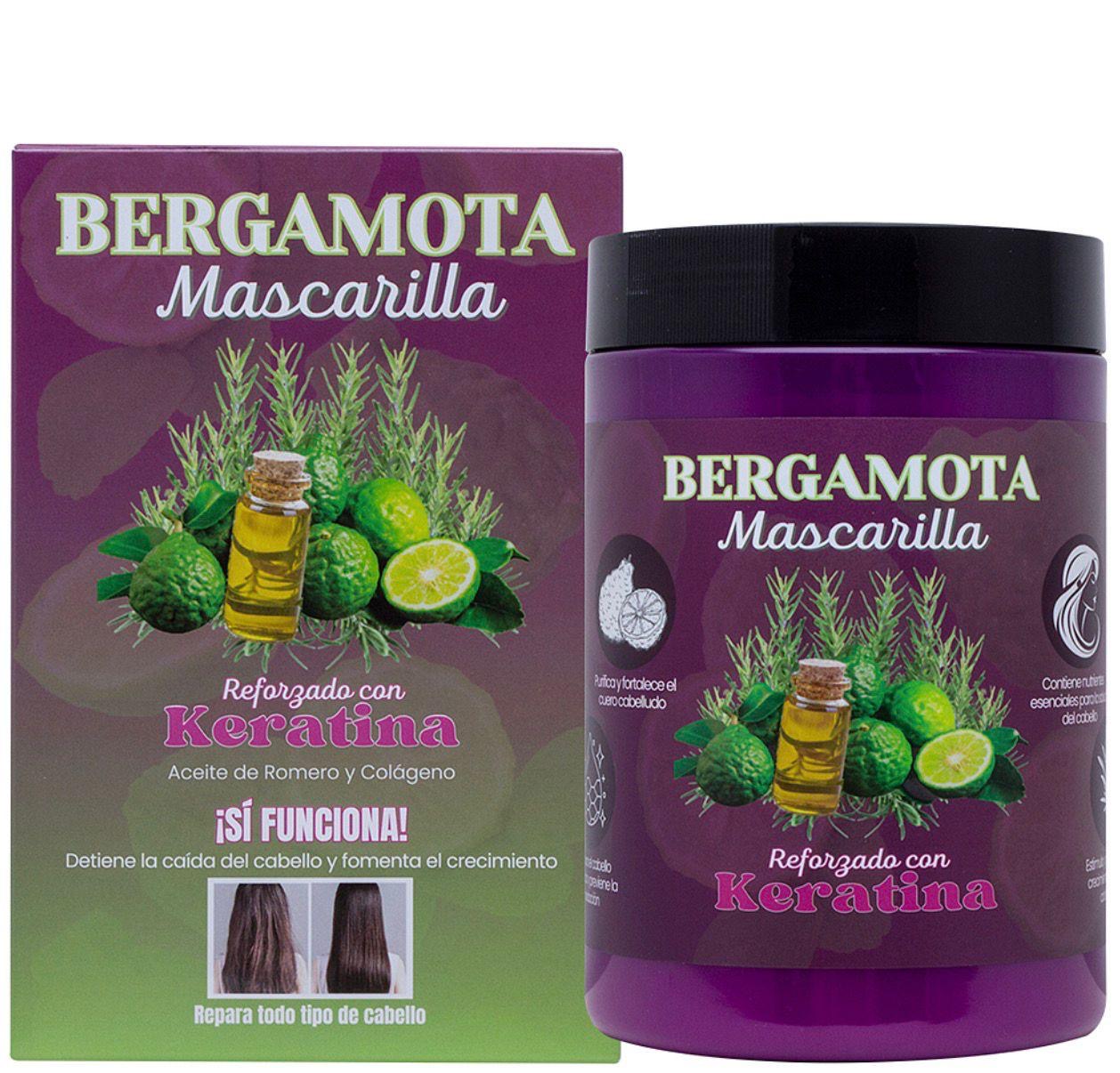 Bergamota Mascarilla Keratina (3pcs)
