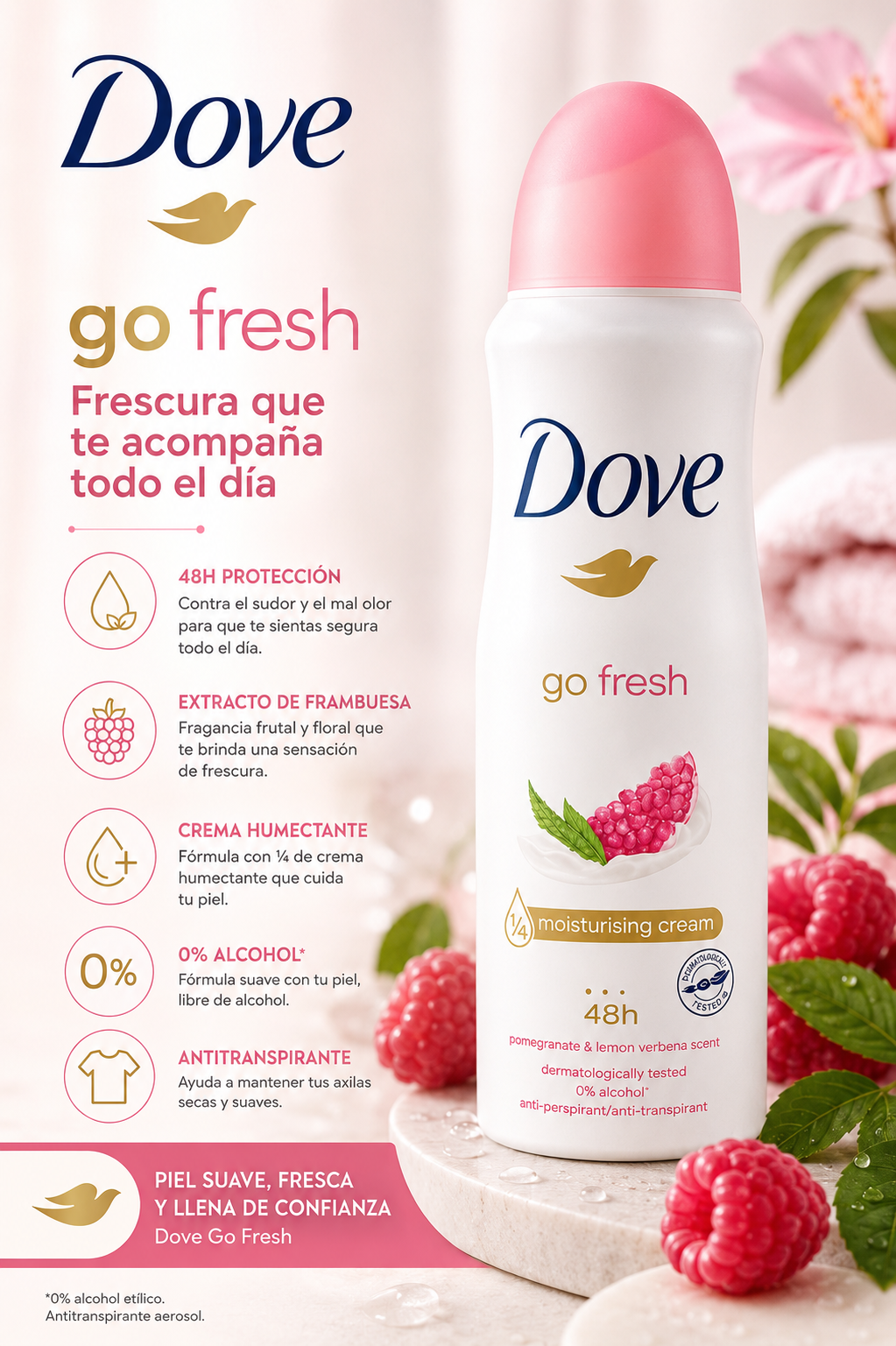 DOVE- Desodorante Chico 150ML (1pc)