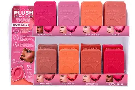 BC- Bouncy Blush Plush Collection Display 48pcs+ 8 testers (1display)