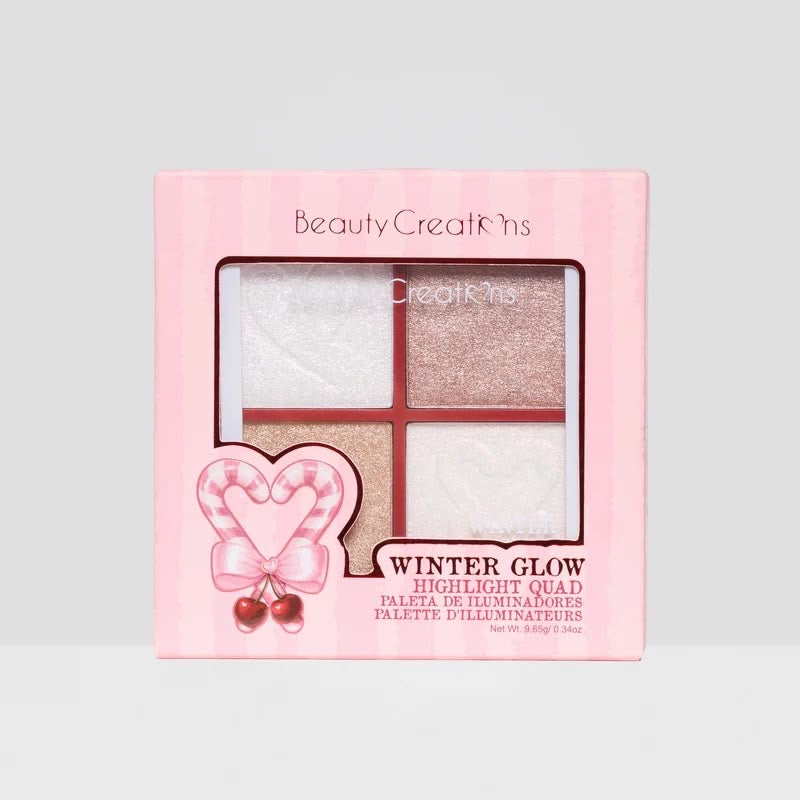 BEAUTY CREATIONS - WINTER GLOW HIGHLIGHT QUAD - (1PC)