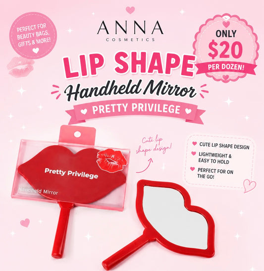 PP- Handheld Mirror 💋 (Display 12 pcs)