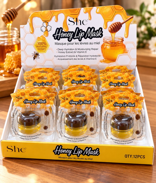 SHE- Honey Lip Mask Display 12pcs (1 display)