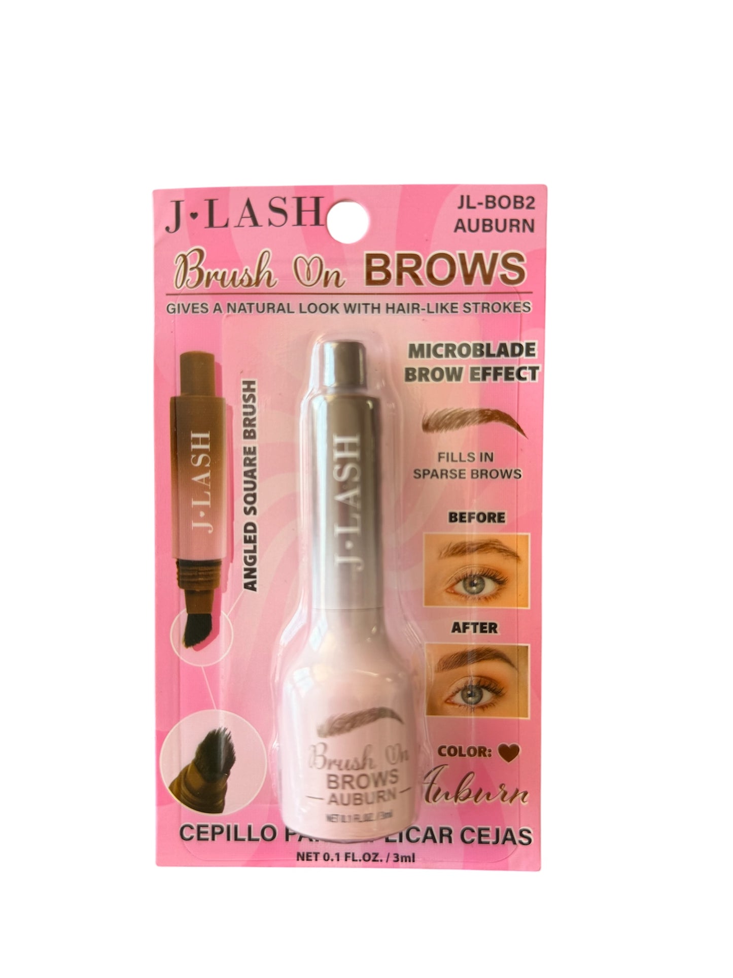 J LASH BRUSH ON BROWS (6pcs)