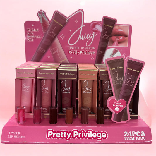 PP- Juicy Tinted Lip Serum (display 24pcs)