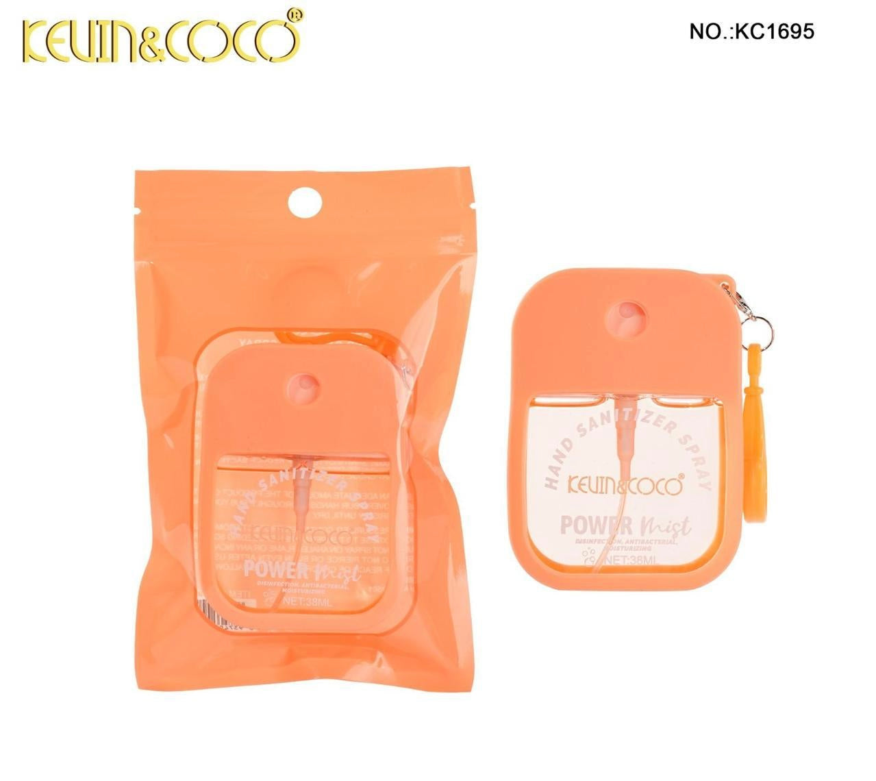Kevin & Coco Hand Sanitizer Spray Fruit Scented.      (Display 24pcs)