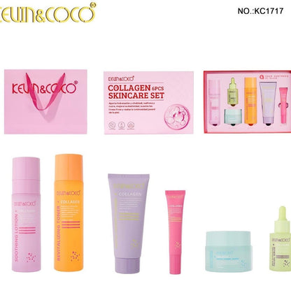 Kevin&Coco-Collagen SkinCare Set with 6pcs  (1 set)