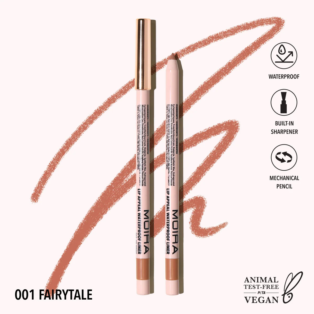 Moira- Lip Appeal Waterproof Liner (1pc)