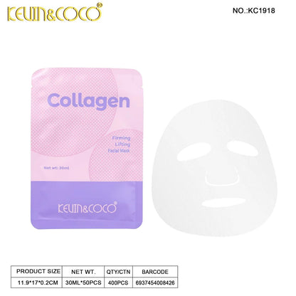 Kevin&Coco- Facial Mask Collagen (10pcs)