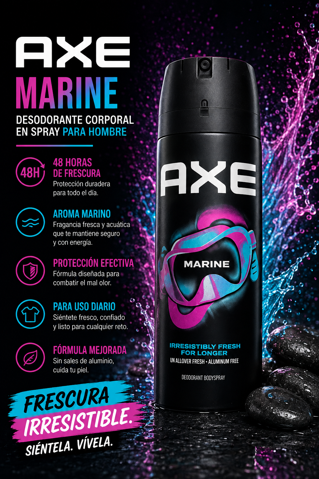 AXE- DEODORANT BODY SPRAY 150ML (1pc)