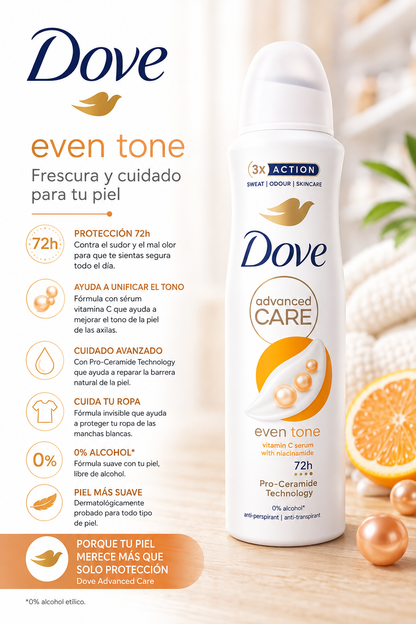 DOVE- Desodorante Chico 150ML (1pc)