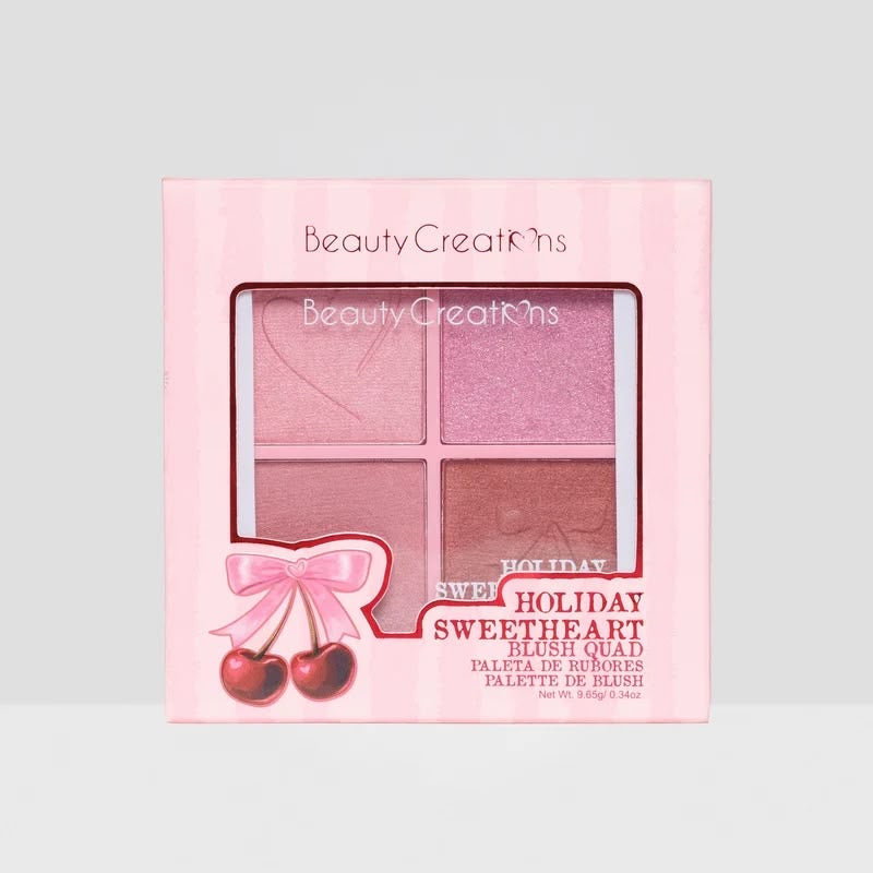 BEAUTY CREATIONS - HOLIDAY SWEETHEART BLUSH QUAD PALETTE - (1PC)