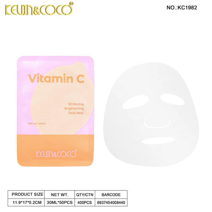 Kevin&Coco- Face Mask     Vitamin C (10pcs)