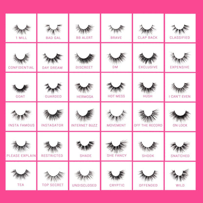 BC- 3D FAUX MINK LASHES (1pc)