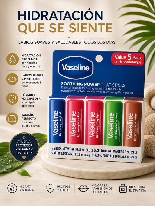 Vaseline- Lip Therapy (1 set)