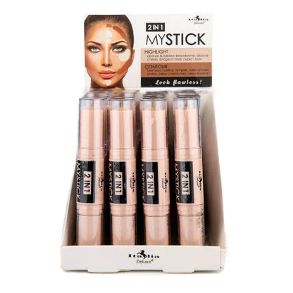 2 in 1 Mystick Highlight & Contour 24pcs Display – Italia Deluxe