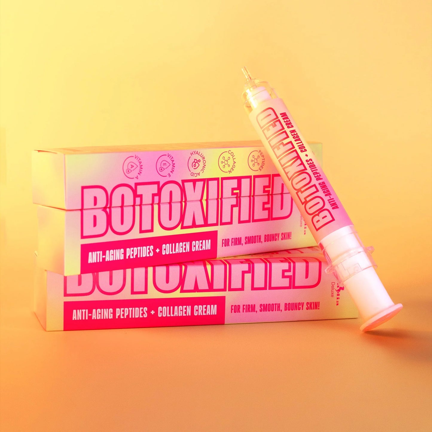 Italia Deluxe Botoxified – Anti-Aging Peptides + Collagen Cream Display 12 PCS