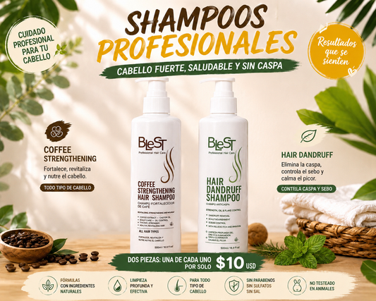 BLEST- SHAMPOO 500ML 1 OF EACH (2pcs)