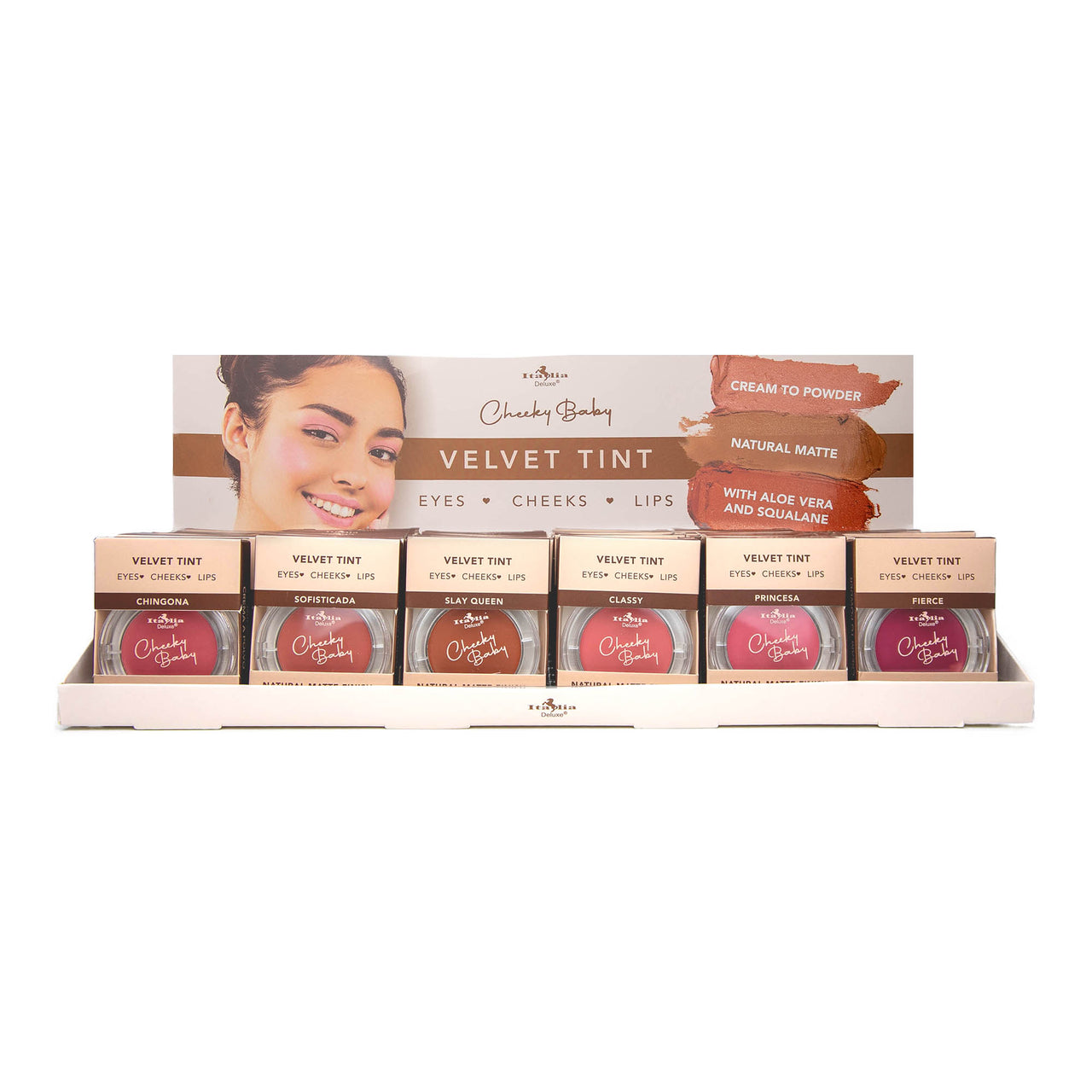 Cheeky Baby Velvet Tint Full Display (36 pcs)
