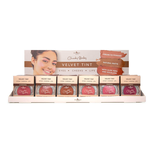 Cheeky Baby Velvet Tint Full Display (36 pcs)