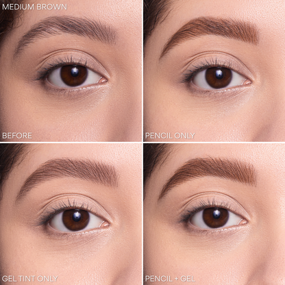 Duet Eyebrow + Brown Pencil (6pcs)