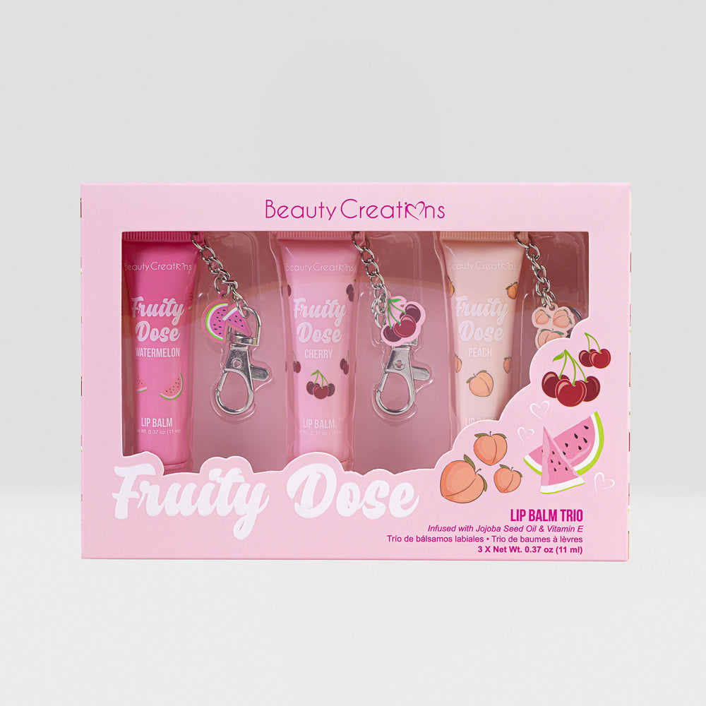 Fruity Dose Lip Balm Trío Set(6pcs)