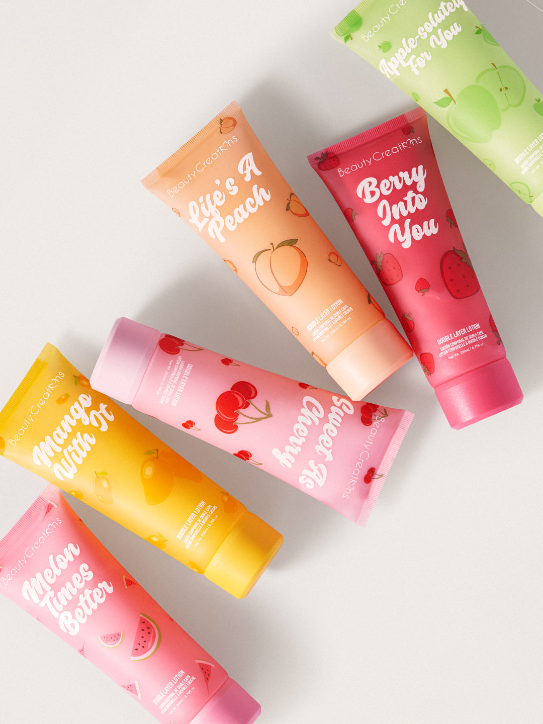 Doble Layer Lotion-Fruity Collection(6 pcs)
